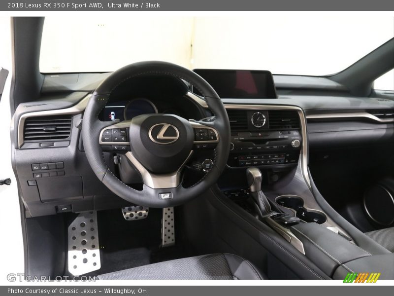 Ultra White / Black 2018 Lexus RX 350 F Sport AWD