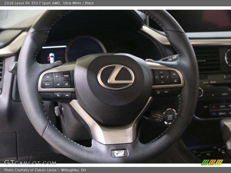 Ultra White / Black 2018 Lexus RX 350 F Sport AWD