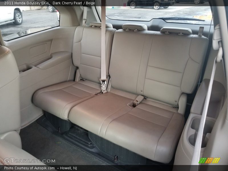 Dark Cherry Pearl / Beige 2011 Honda Odyssey EX-L
