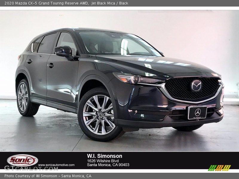 Jet Black Mica / Black 2020 Mazda CX-5 Grand Touring Reserve AWD