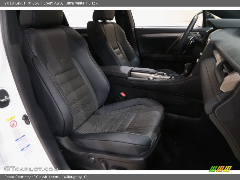 Ultra White / Black 2018 Lexus RX 350 F Sport AWD