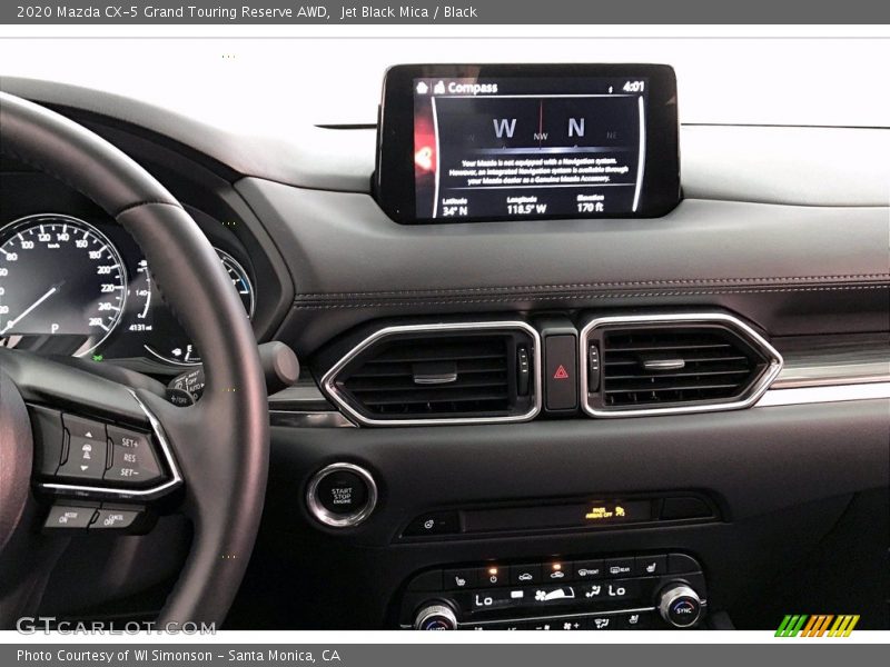 Jet Black Mica / Black 2020 Mazda CX-5 Grand Touring Reserve AWD