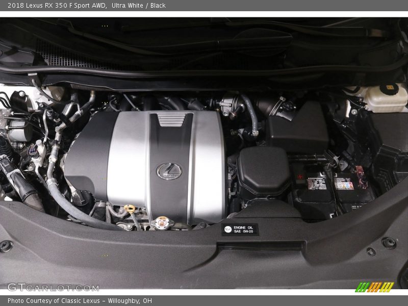 Ultra White / Black 2018 Lexus RX 350 F Sport AWD