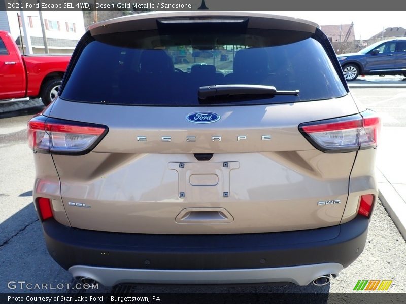 Desert Gold Metallic / Sandstone 2021 Ford Escape SEL 4WD