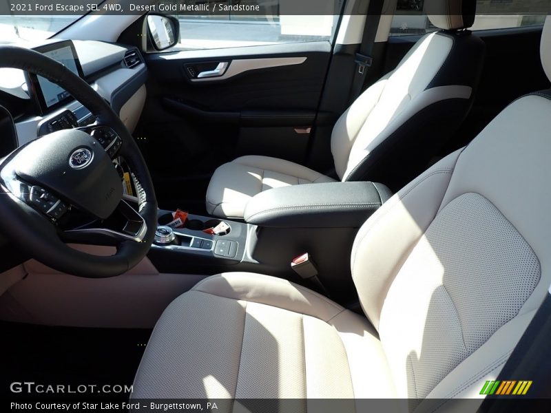 Desert Gold Metallic / Sandstone 2021 Ford Escape SEL 4WD