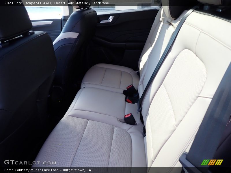 Desert Gold Metallic / Sandstone 2021 Ford Escape SEL 4WD