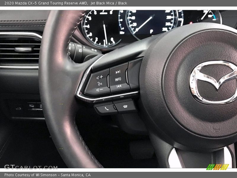 Jet Black Mica / Black 2020 Mazda CX-5 Grand Touring Reserve AWD