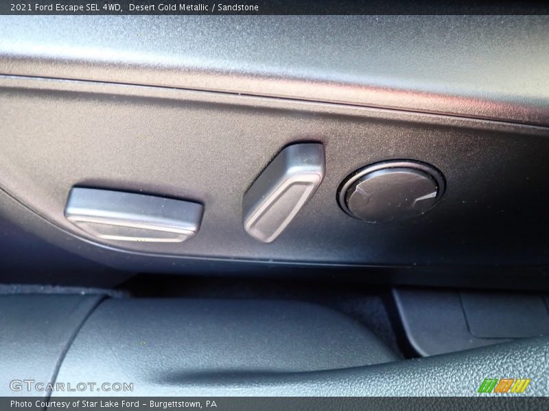 Desert Gold Metallic / Sandstone 2021 Ford Escape SEL 4WD