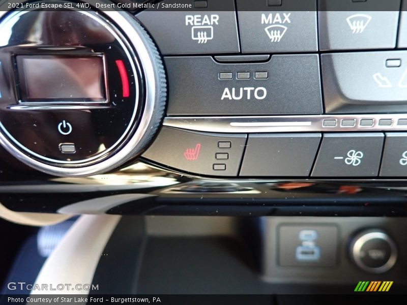 Desert Gold Metallic / Sandstone 2021 Ford Escape SEL 4WD