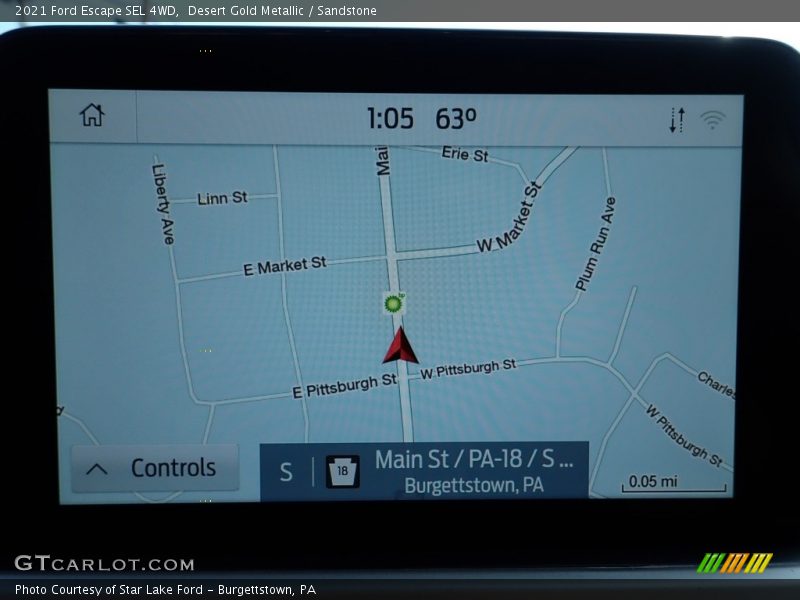 Desert Gold Metallic / Sandstone 2021 Ford Escape SEL 4WD