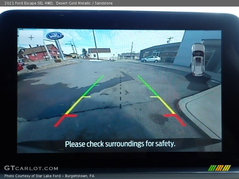 Desert Gold Metallic / Sandstone 2021 Ford Escape SEL 4WD