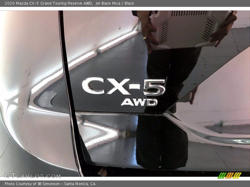 Jet Black Mica / Black 2020 Mazda CX-5 Grand Touring Reserve AWD