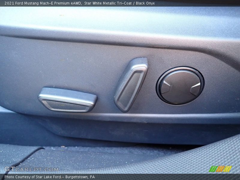 Star White Metallic Tri-Coat / Black Onyx 2021 Ford Mustang Mach-E Premium eAWD