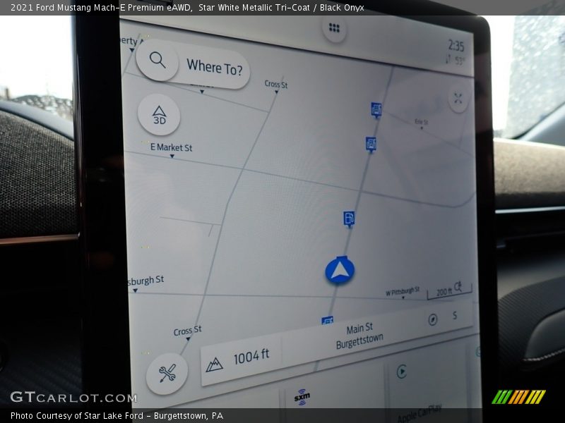 Navigation of 2021 Mustang Mach-E Premium eAWD