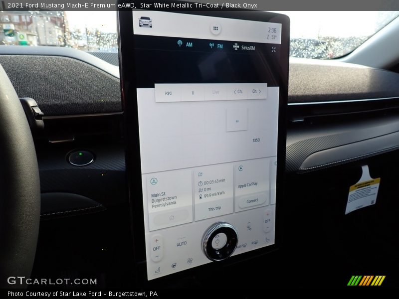 Controls of 2021 Mustang Mach-E Premium eAWD