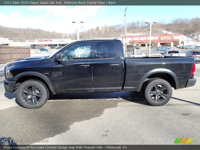 Diamond Black Crystal Pearl / Black 2021 Ram 1500 Classic Quad Cab 4x4