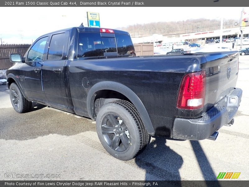 Diamond Black Crystal Pearl / Black 2021 Ram 1500 Classic Quad Cab 4x4