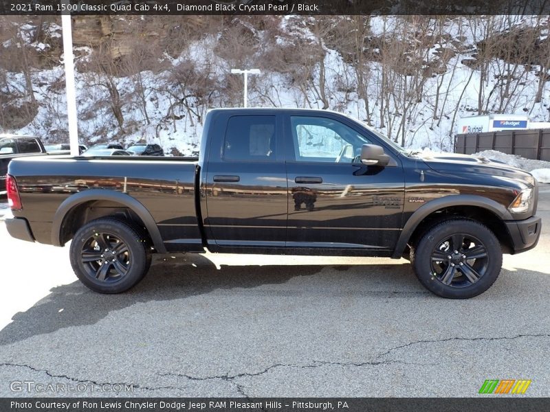 Diamond Black Crystal Pearl / Black 2021 Ram 1500 Classic Quad Cab 4x4