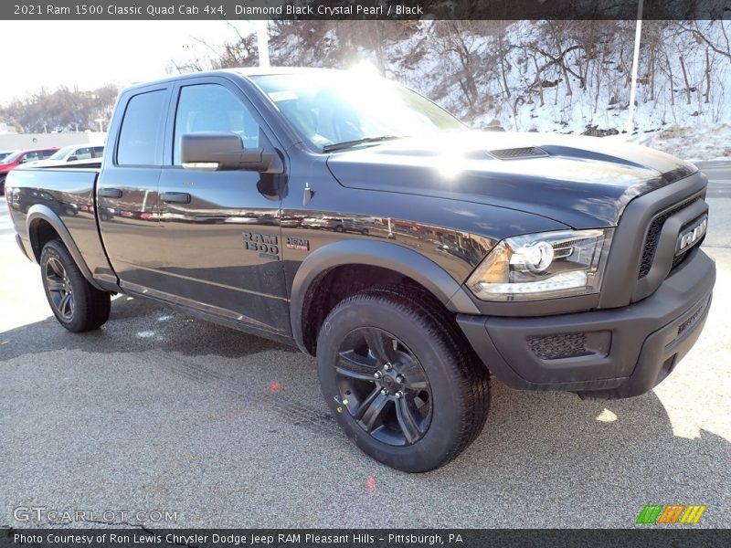 Diamond Black Crystal Pearl / Black 2021 Ram 1500 Classic Quad Cab 4x4