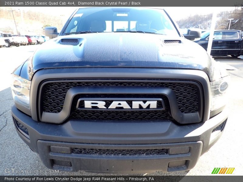 Diamond Black Crystal Pearl / Black 2021 Ram 1500 Classic Quad Cab 4x4