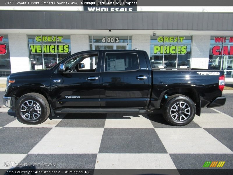 Midnight Black Metallic / Graphite 2020 Toyota Tundra Limited CrewMax 4x4