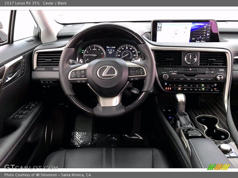 Controls of 2017 RX 350