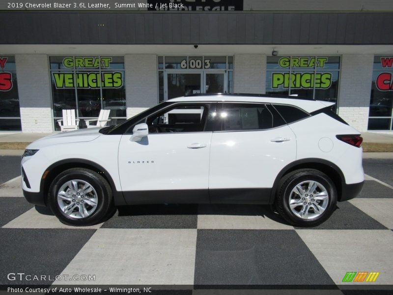 Summit White / Jet Black 2019 Chevrolet Blazer 3.6L Leather