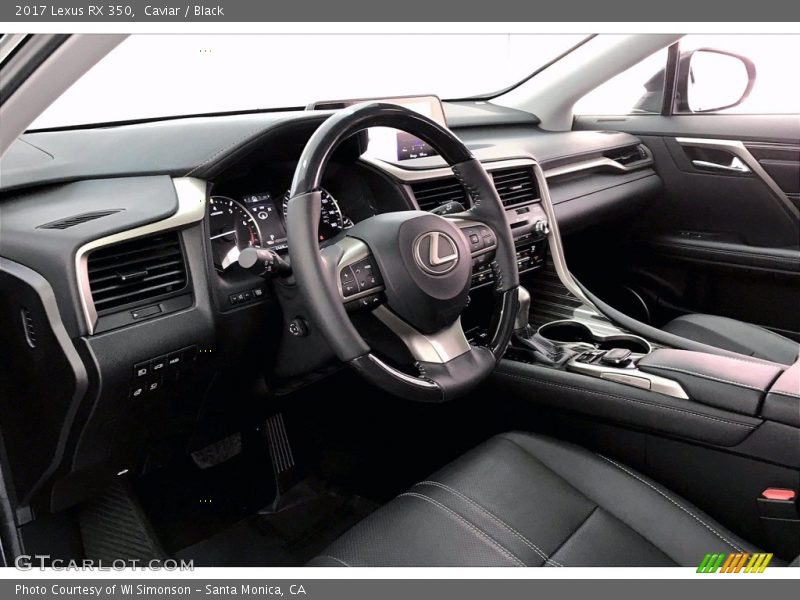 Caviar / Black 2017 Lexus RX 350