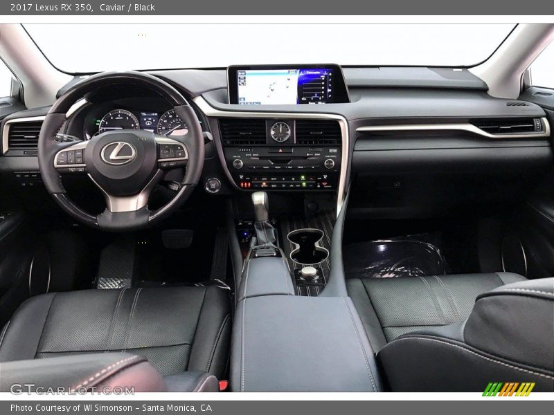 Dashboard of 2017 RX 350