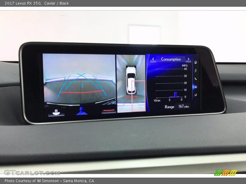 Caviar / Black 2017 Lexus RX 350
