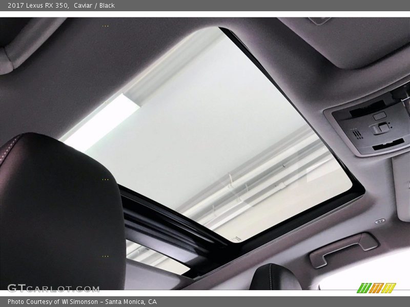 Sunroof of 2017 RX 350