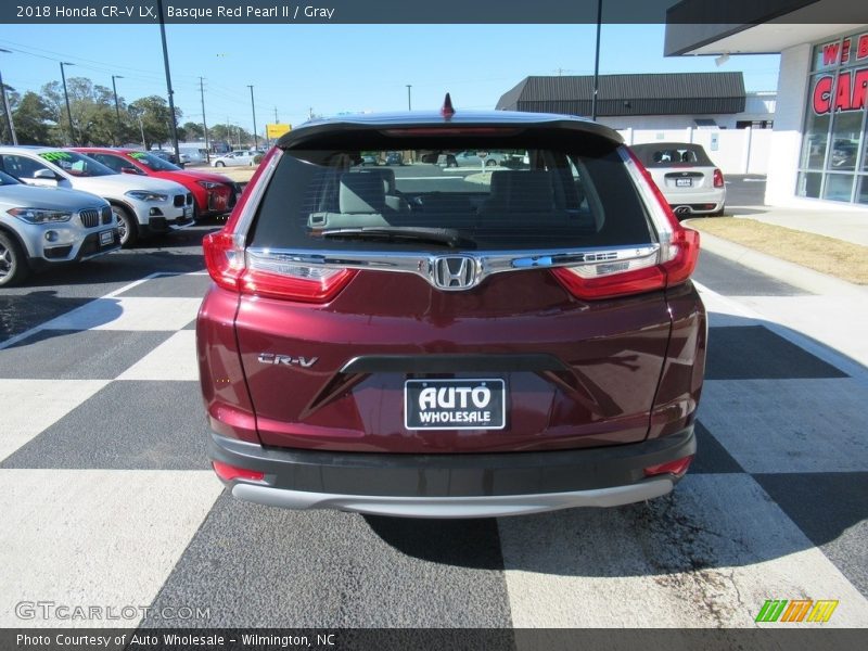 Basque Red Pearl II / Gray 2018 Honda CR-V LX
