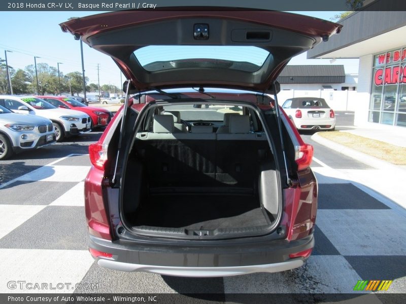 Basque Red Pearl II / Gray 2018 Honda CR-V LX