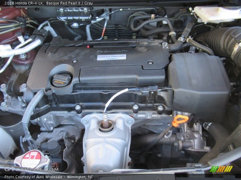 Basque Red Pearl II / Gray 2018 Honda CR-V LX