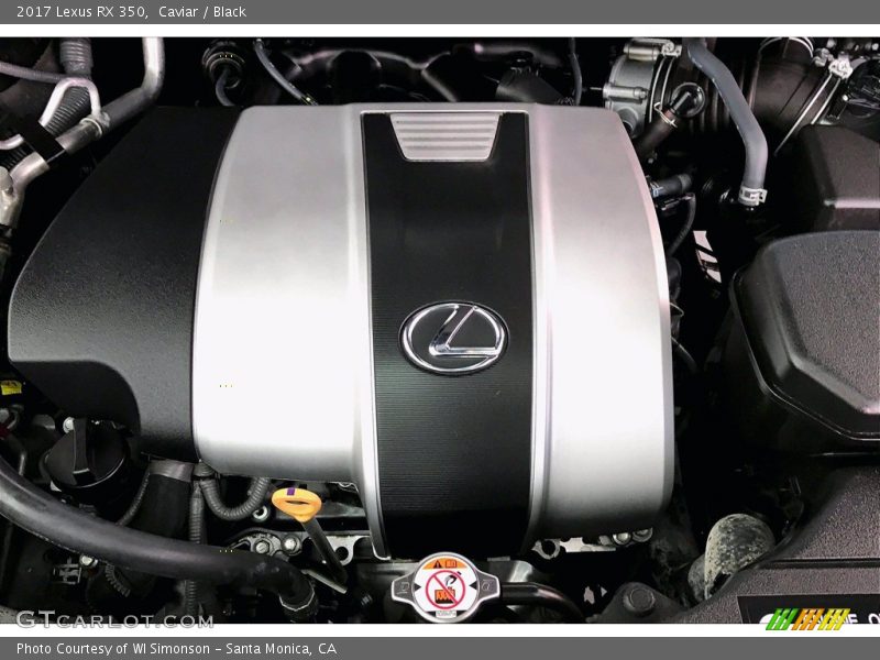  2017 RX 350 Engine - 3.5 Liter DOHC 24-Valve VVT-i V6