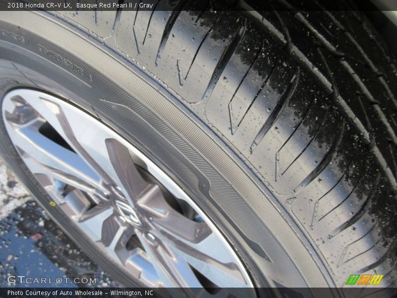 Basque Red Pearl II / Gray 2018 Honda CR-V LX