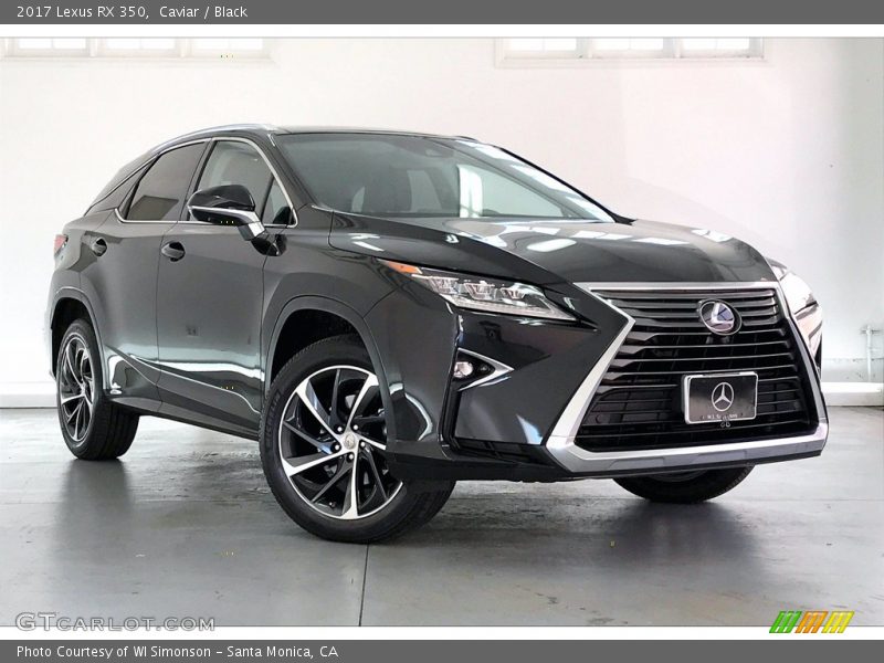 Caviar / Black 2017 Lexus RX 350