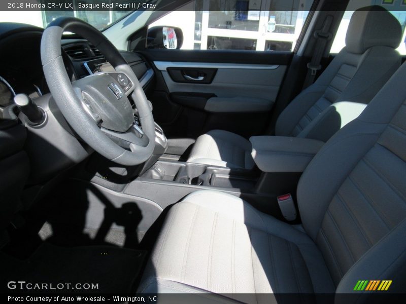 Basque Red Pearl II / Gray 2018 Honda CR-V LX