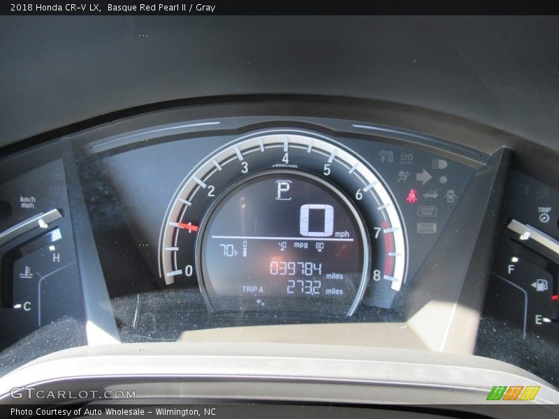 Basque Red Pearl II / Gray 2018 Honda CR-V LX
