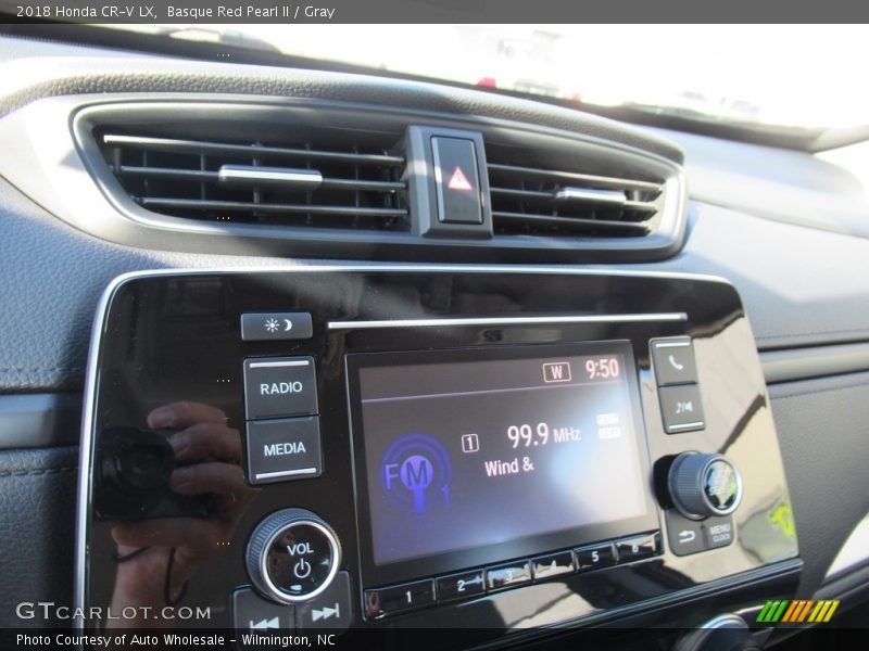 Basque Red Pearl II / Gray 2018 Honda CR-V LX