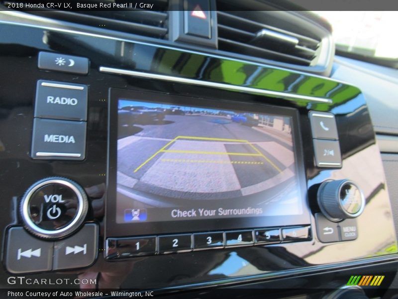 Basque Red Pearl II / Gray 2018 Honda CR-V LX