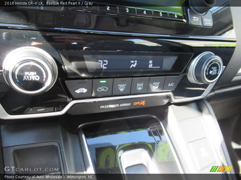 Basque Red Pearl II / Gray 2018 Honda CR-V LX