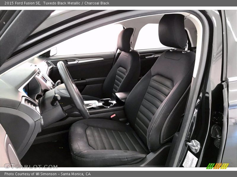 Tuxedo Black Metallic / Charcoal Black 2015 Ford Fusion SE