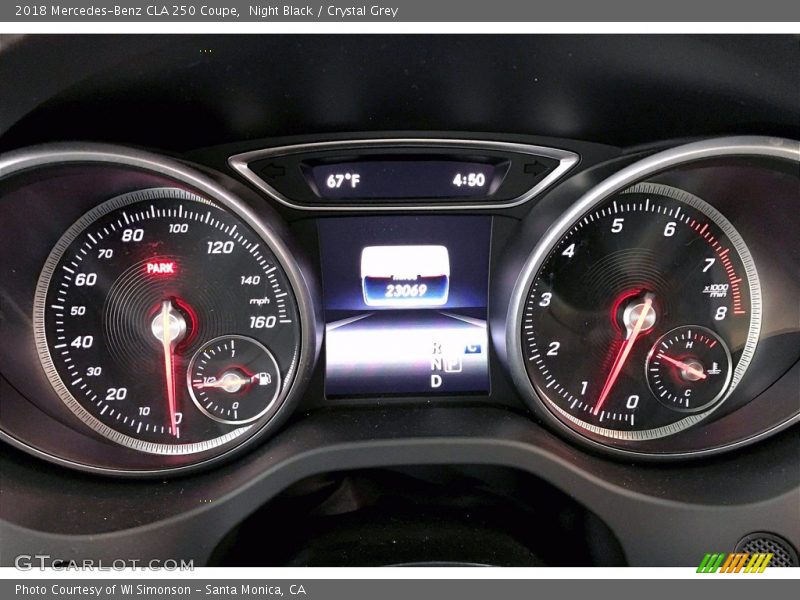  2018 CLA 250 Coupe 250 Coupe Gauges