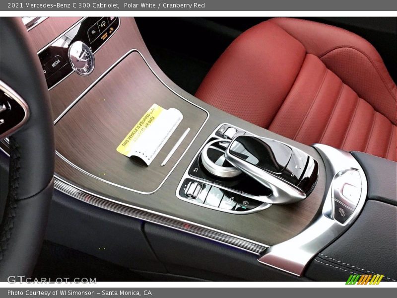 Polar White / Cranberry Red 2021 Mercedes-Benz C 300 Cabriolet