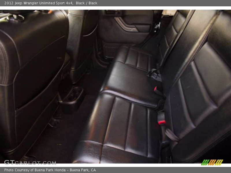 Black / Black 2012 Jeep Wrangler Unlimited Sport 4x4