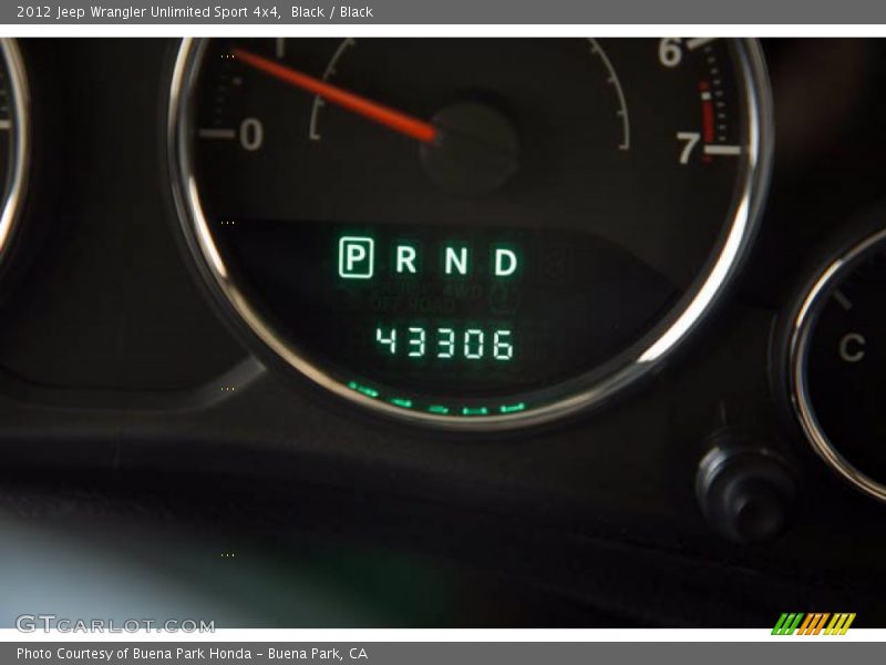 Black / Black 2012 Jeep Wrangler Unlimited Sport 4x4