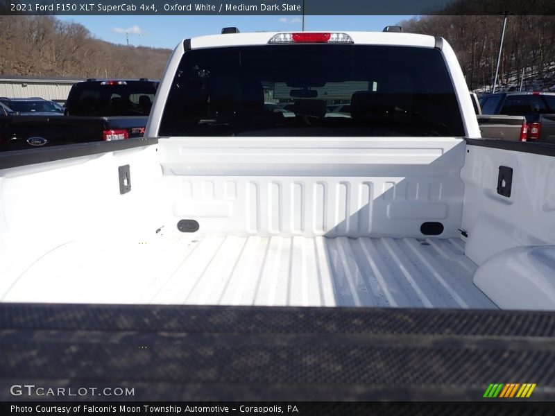 Oxford White / Medium Dark Slate 2021 Ford F150 XLT SuperCab 4x4