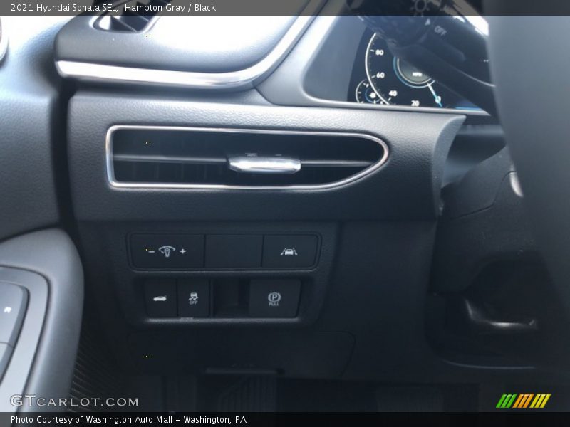 Hampton Gray / Black 2021 Hyundai Sonata SEL