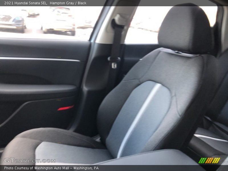 Hampton Gray / Black 2021 Hyundai Sonata SEL